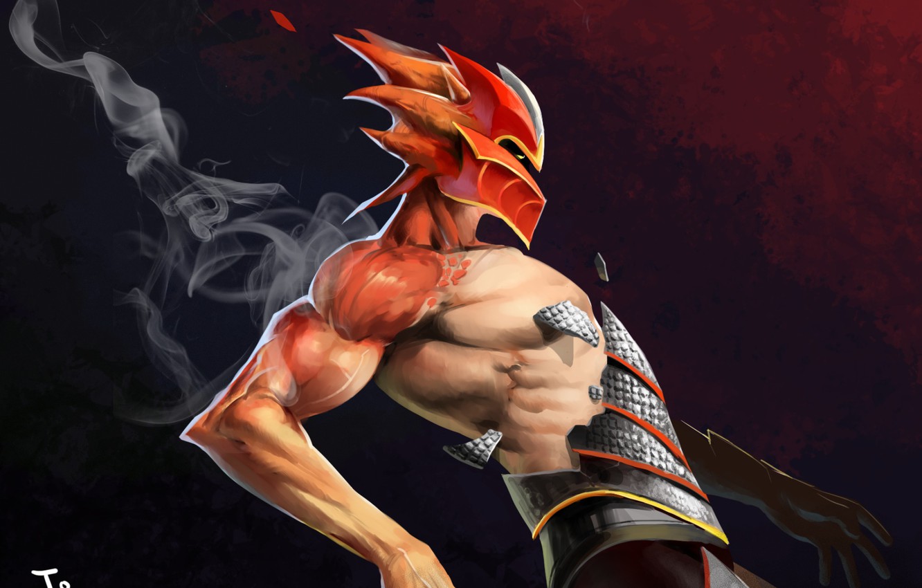 Wallpaper smoke art helmet guy knight dota ulsae burn dragon knight davion images for desktop section ððññ