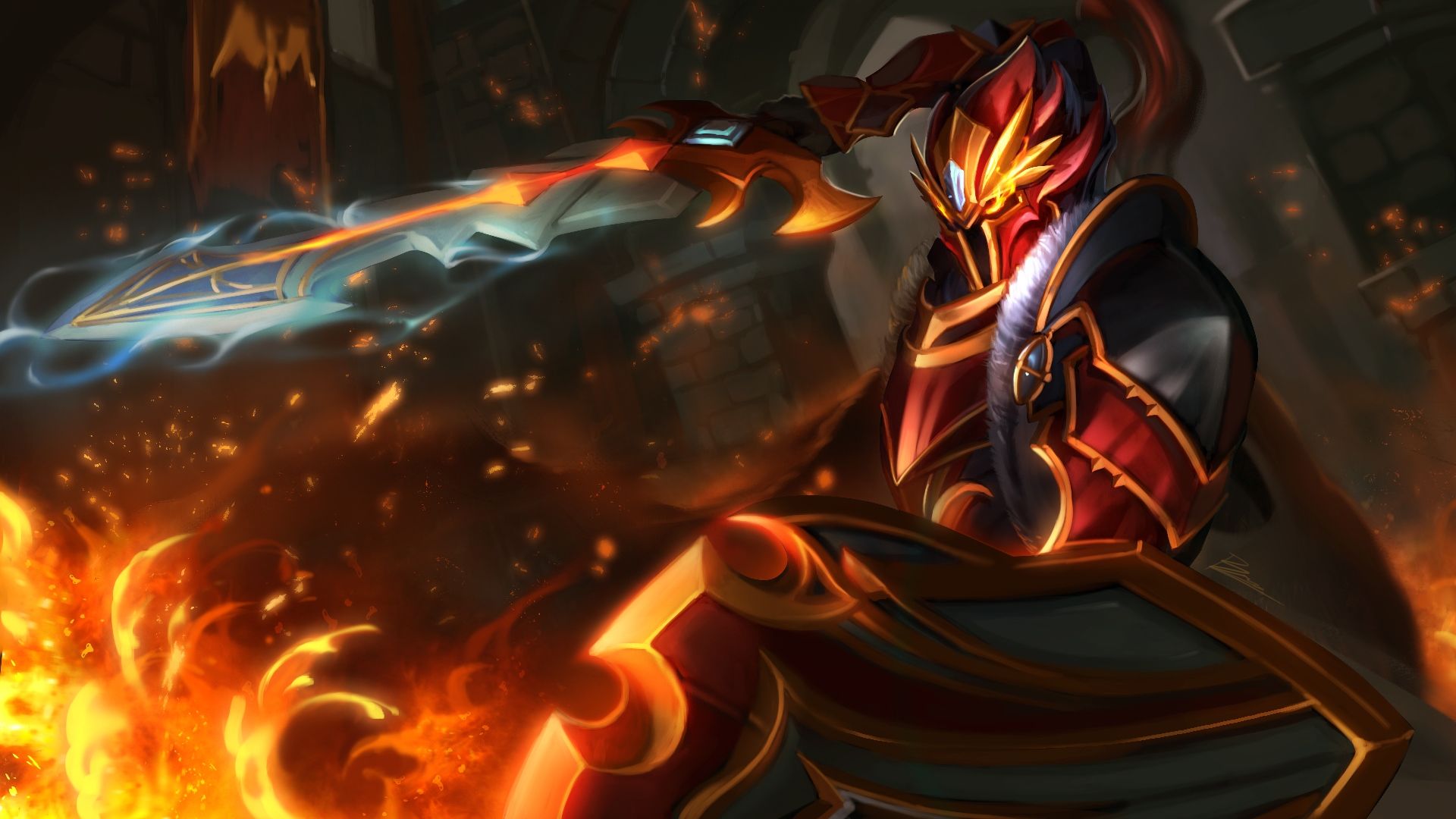 Fire dragon knight wallpaper dota hd wallpapers dragon knight dota wallpaper dota