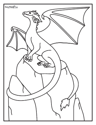 Dragon coloring pages