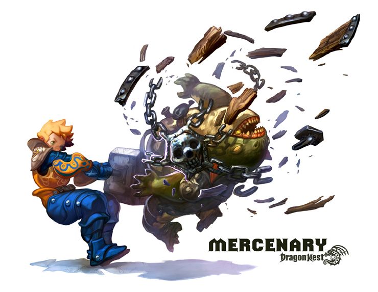 Merceny dragon nest concept t chacters game inspiration