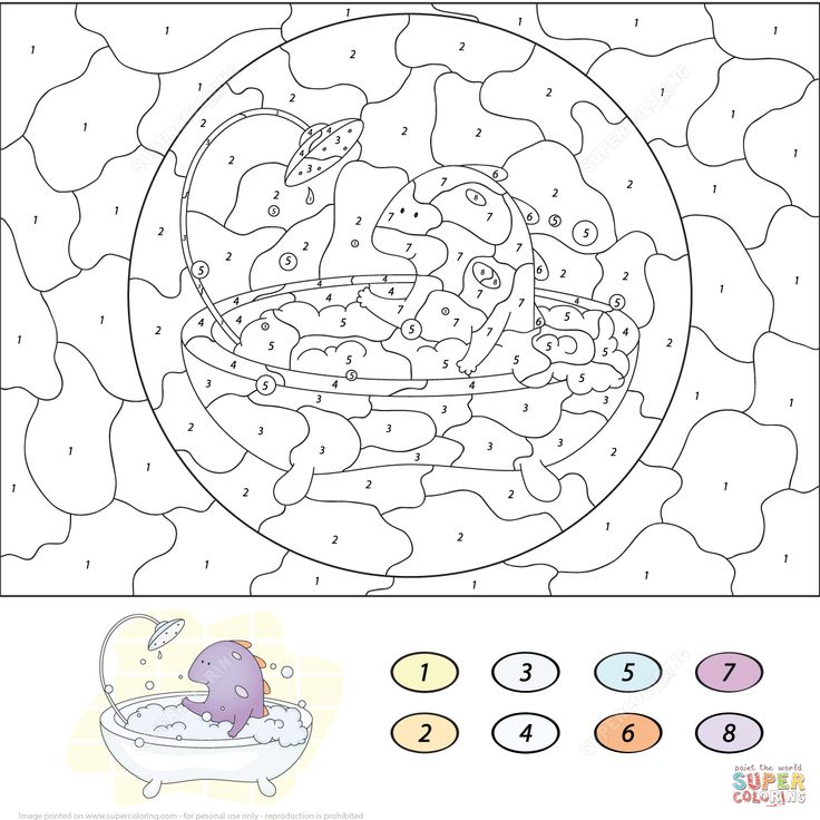 Dragon with snowball color by number coloring page free printable coloring pages coloring pages free coloring pages printable coloring pages