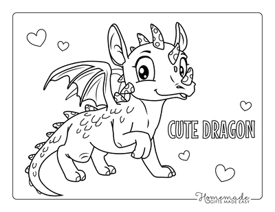 Free dragon coloring pages for kids adults