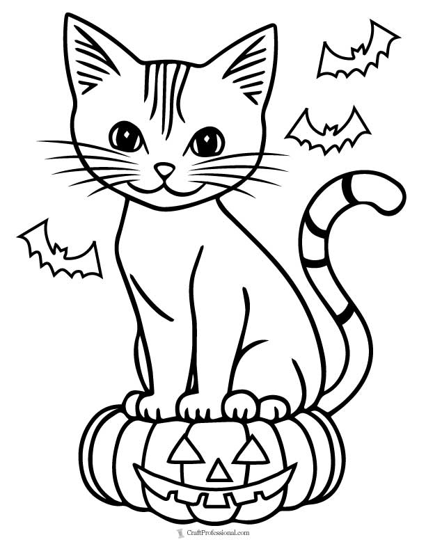 Halloween coloring pages for adults kids