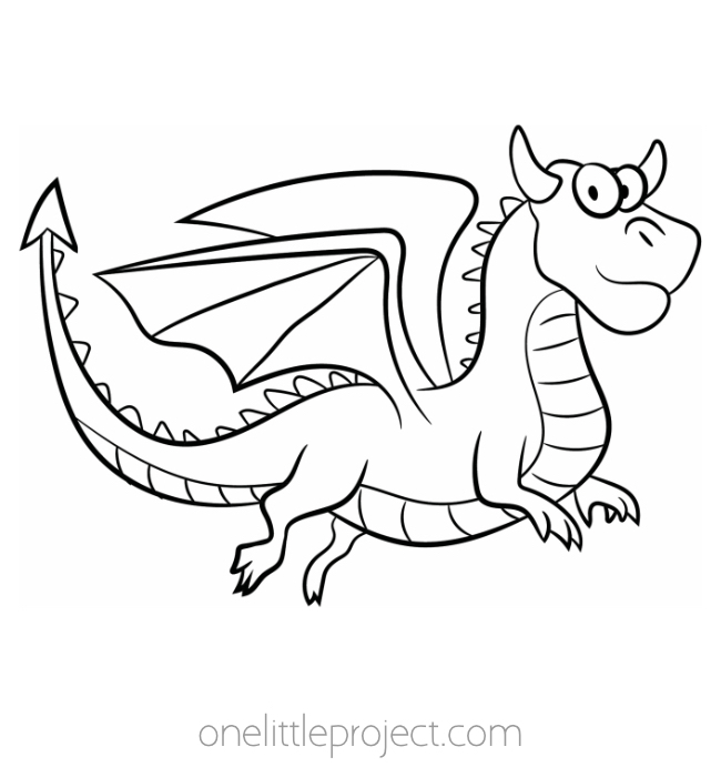 Free dragon coloring pages printable coloring pages of dragons