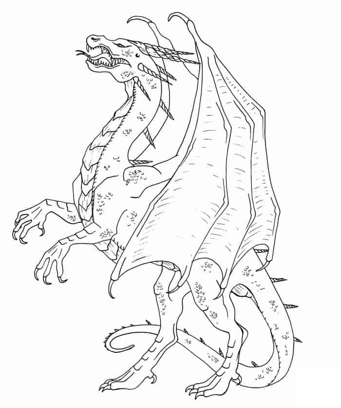 Standing dragon coloring pages dragon coloring page harry potter coloring pages harry potter dragon