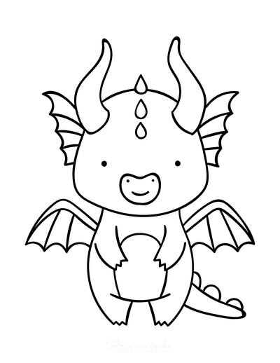 Free dragon coloring pages for kids adults