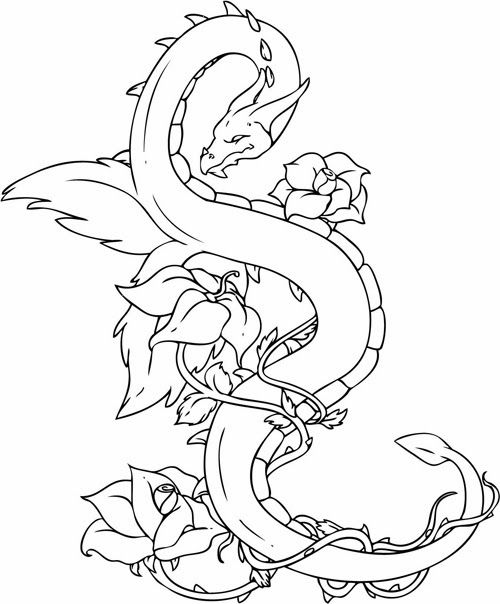 Free printables dragon tattoos design free printable tattoo stencils