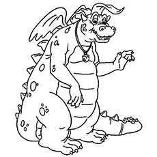 Top free printable dragon tales coloring pages online