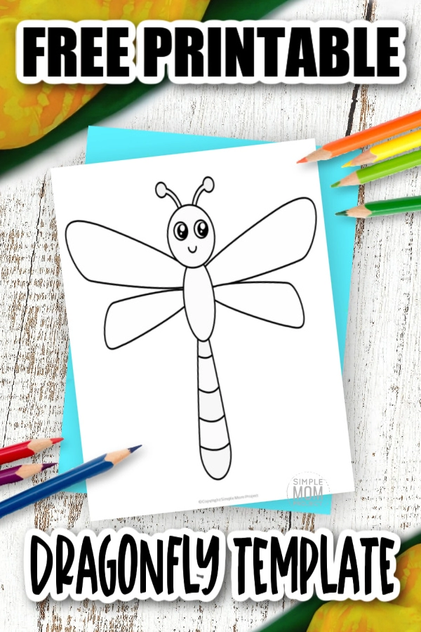 Free printable dragonfly template â simple mom project