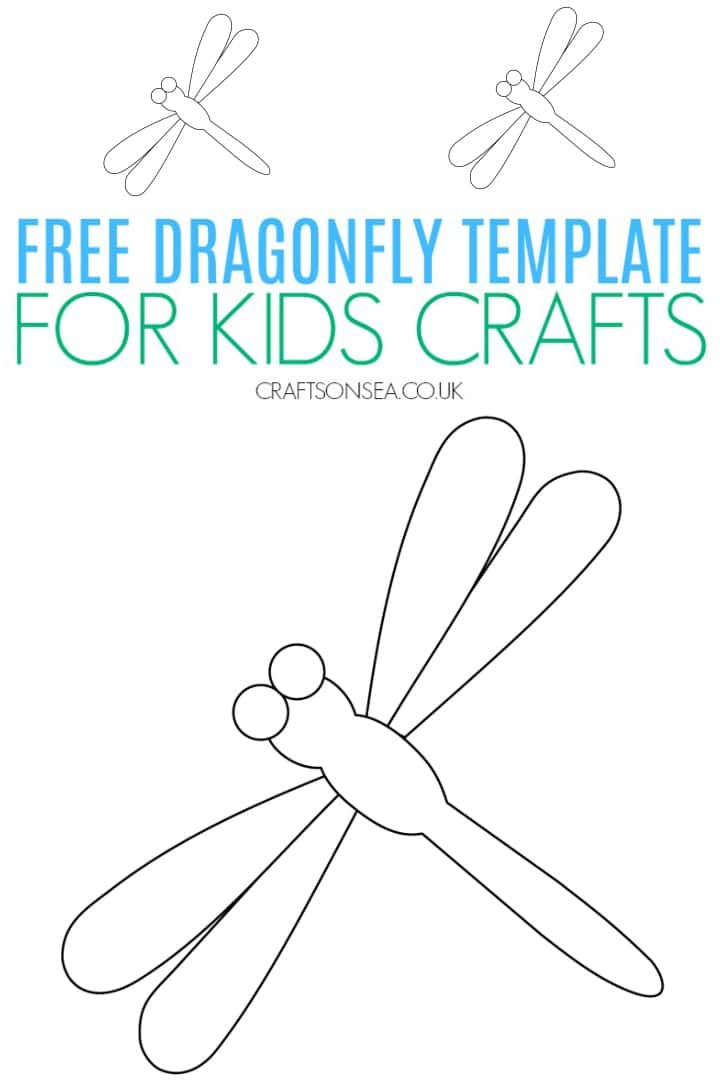 Free dragonfly template printable pdf