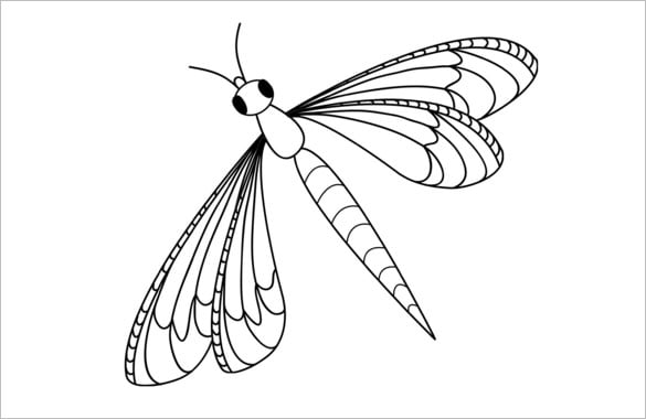 Dragonfly s crafts colouring pages