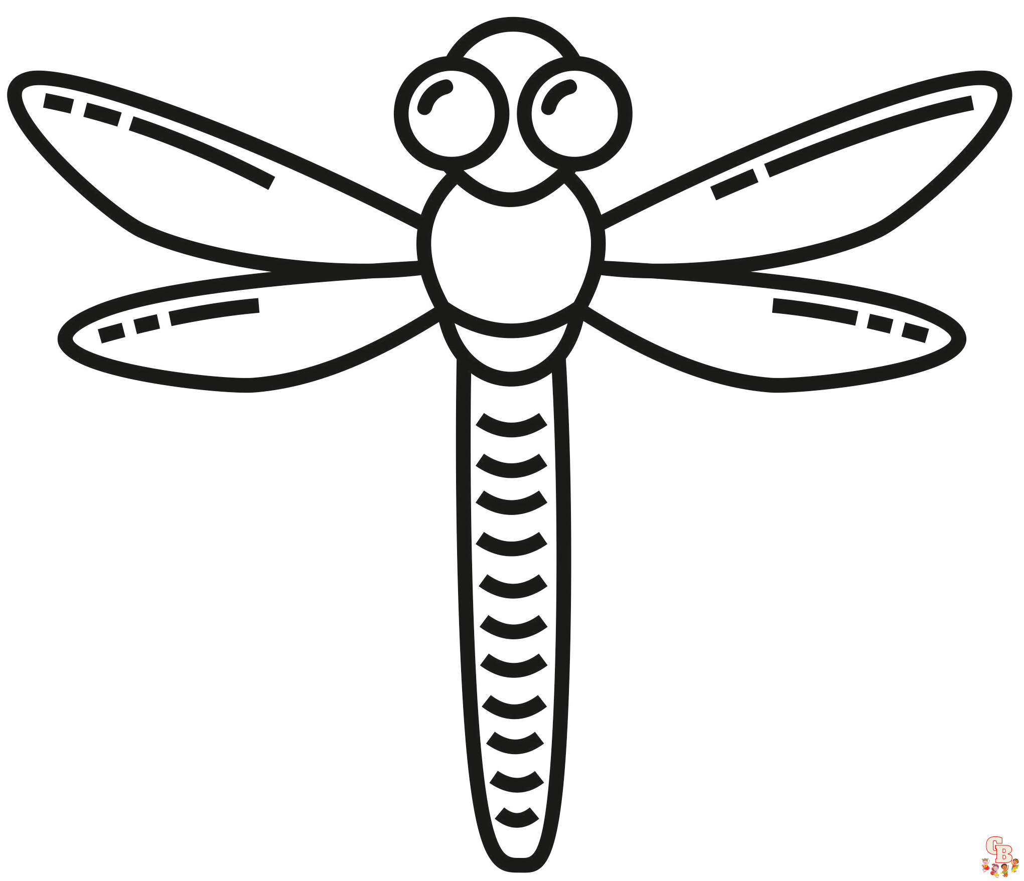 Dragonfly coloring pages printable and free for kids