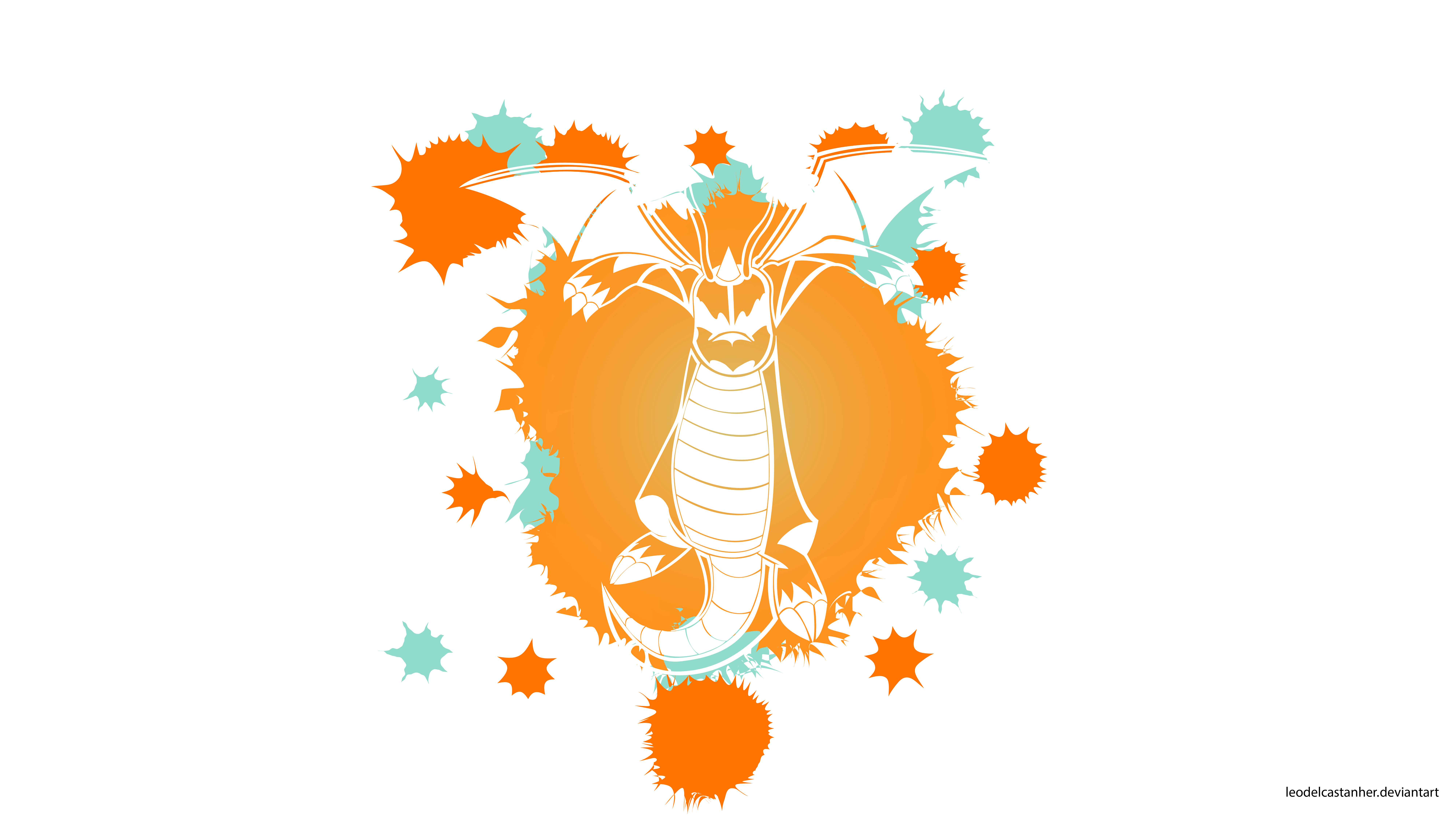 Dragonite wallpaper by leodelcastanher on