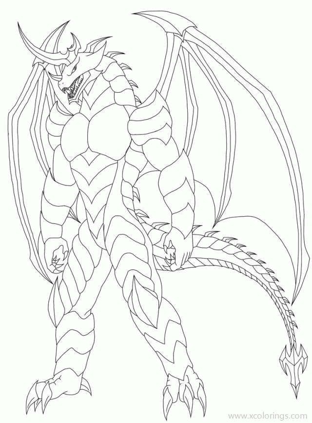 Bakugan coloring pages drago fan art coloring pages dragon coloring page fox coloring page