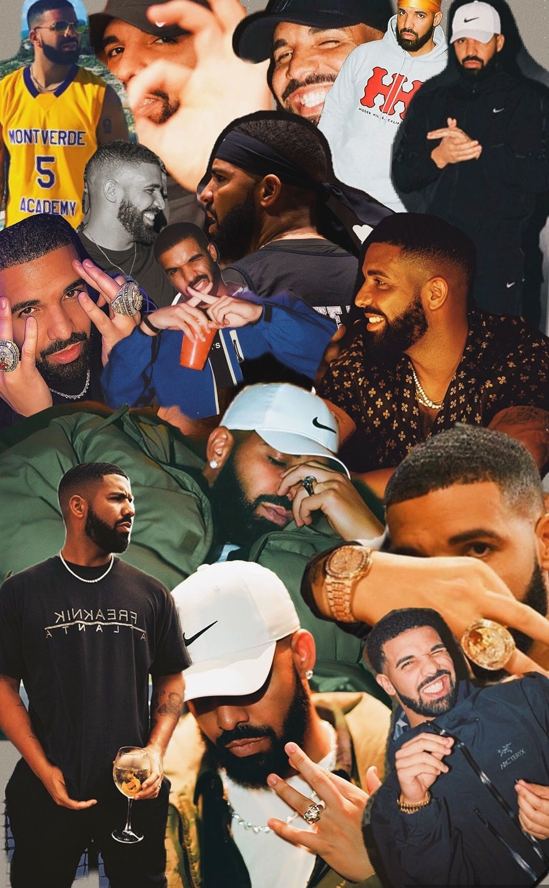 Drake collage drake photos drake wallpapers drake iphone wallpaper