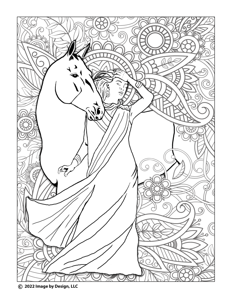 Drama queen coloring page â tracy mattox authorartist graphic designer