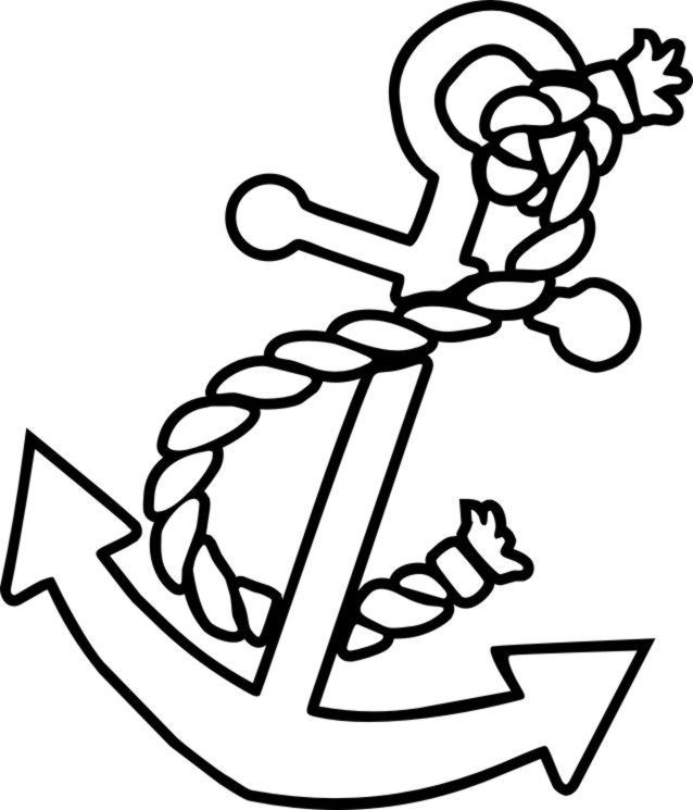 Freecolorpagesanchors anchor coloring picture kids coloring pages coloring pictures anchor stencil