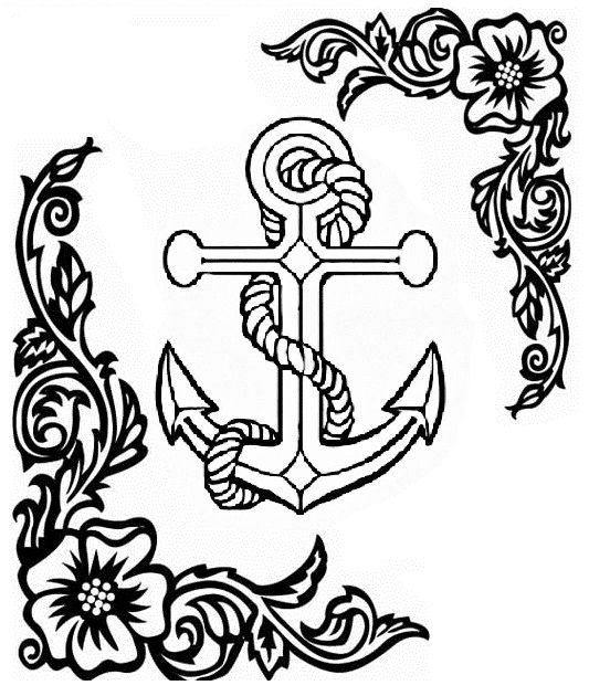 Anchor coloring page love coloring pages coloring pages adult coloring book pages