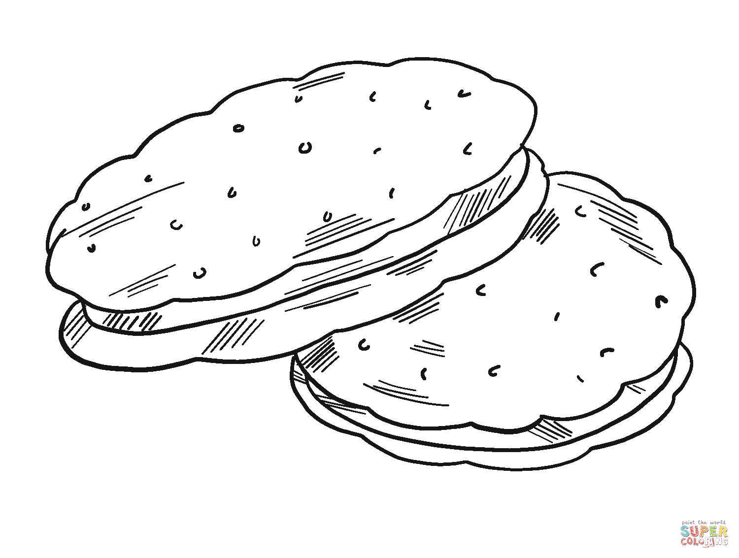 Cookies coloring page free printable coloring pages