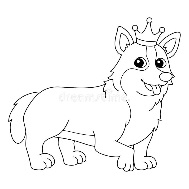 Corgi coloring stock illustrations â corgi coloring stock illustrations vectors clipart