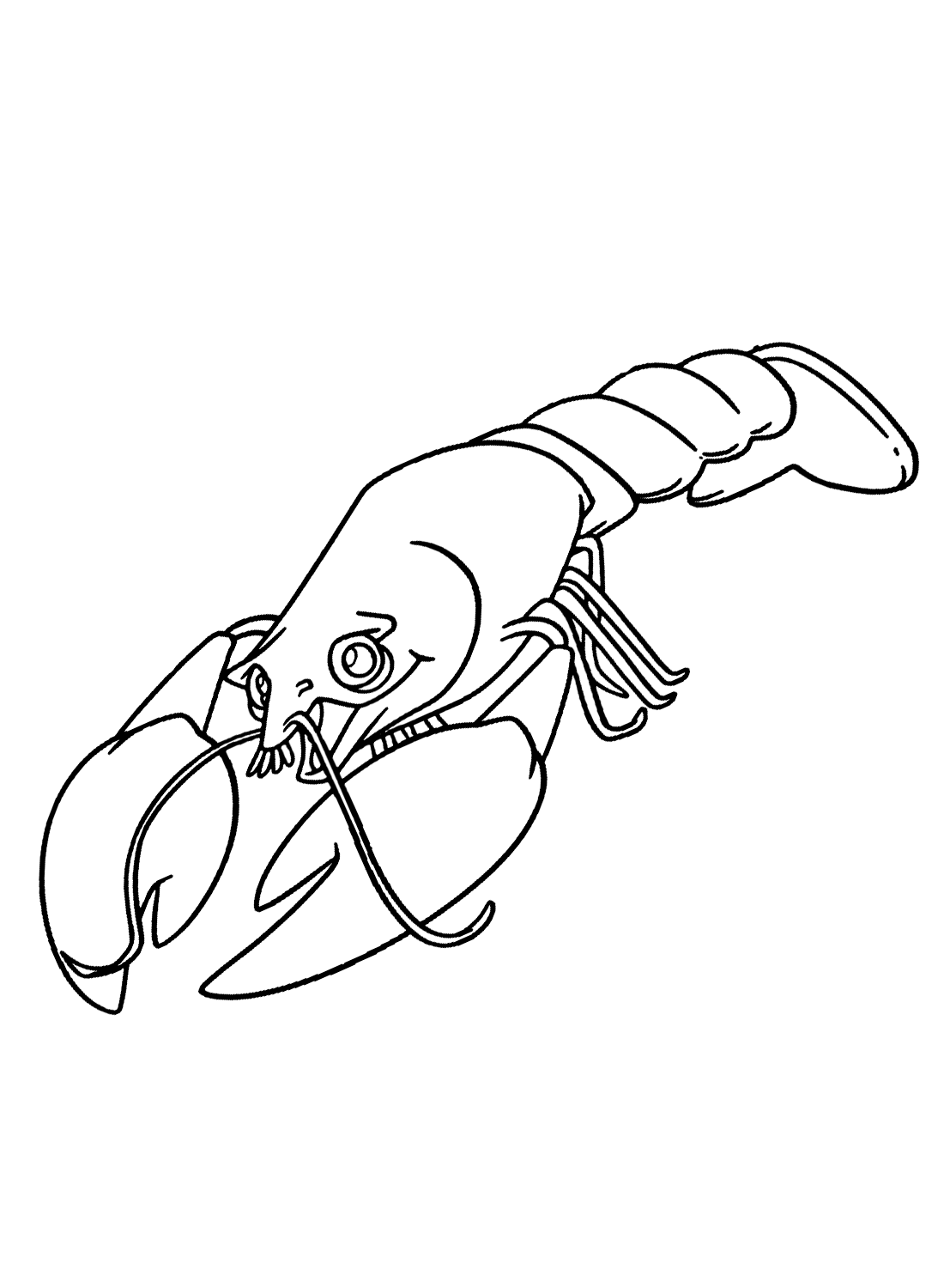 Crawfish coloring pages printable for free download