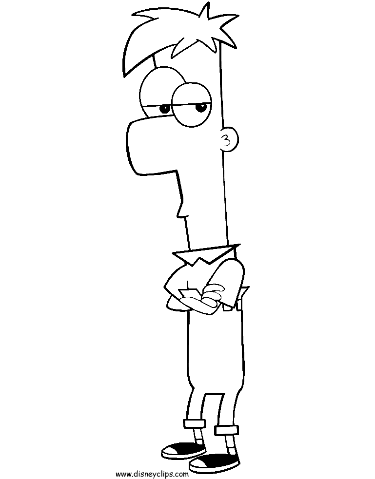 Phineas and ferb coloring pages