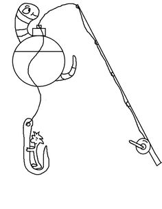 Fishing pole coloring pages eas fishing pole coloring pages online coloring pages