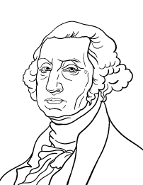 George washington coloring page coloring pictures george washington pictures coloring pages