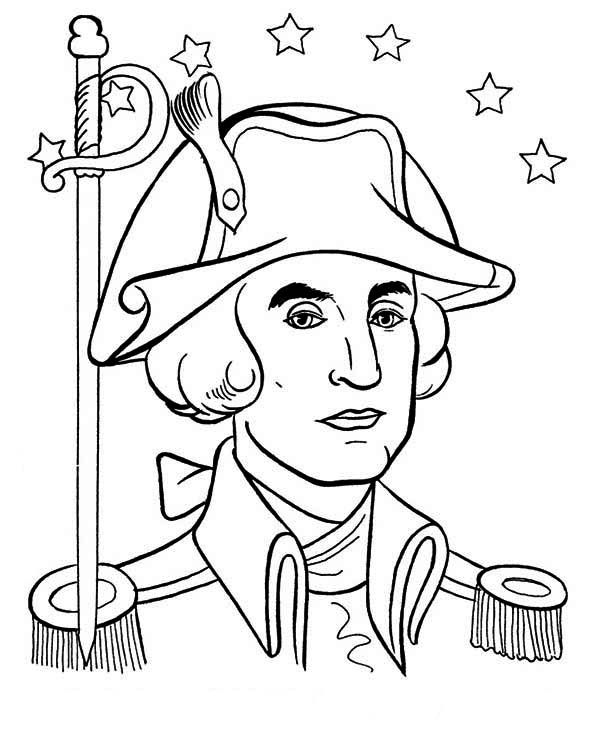 George washington coloring pages