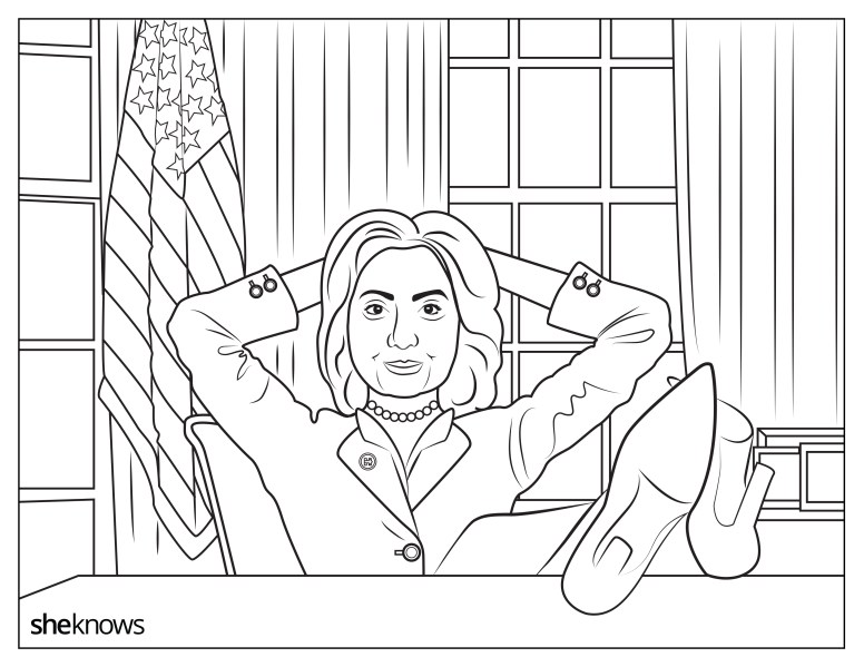 The hillary clinton coloring book that will soothe your trump anxiety â