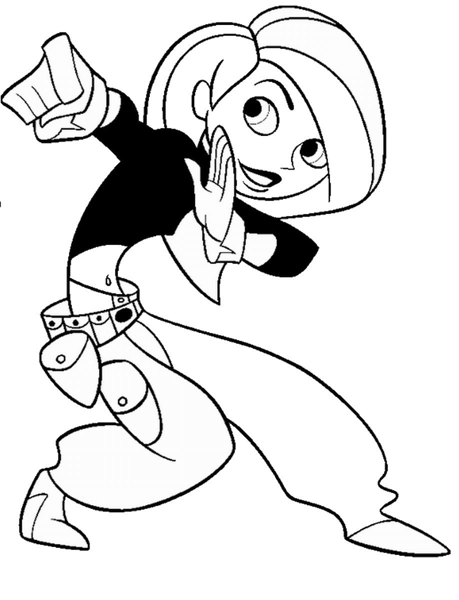 Kim possible coloring pages cartoon coloring pages coloring pages kim possible