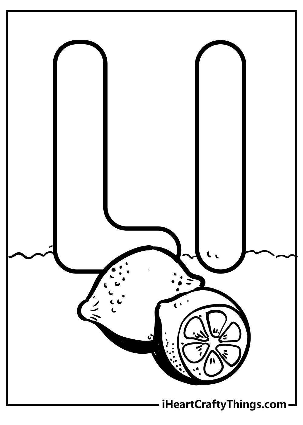 Letter l coloring pages free printables