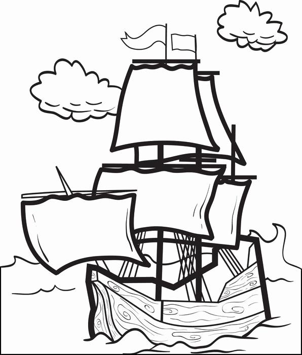 Mayflower coloring pages made by teachers