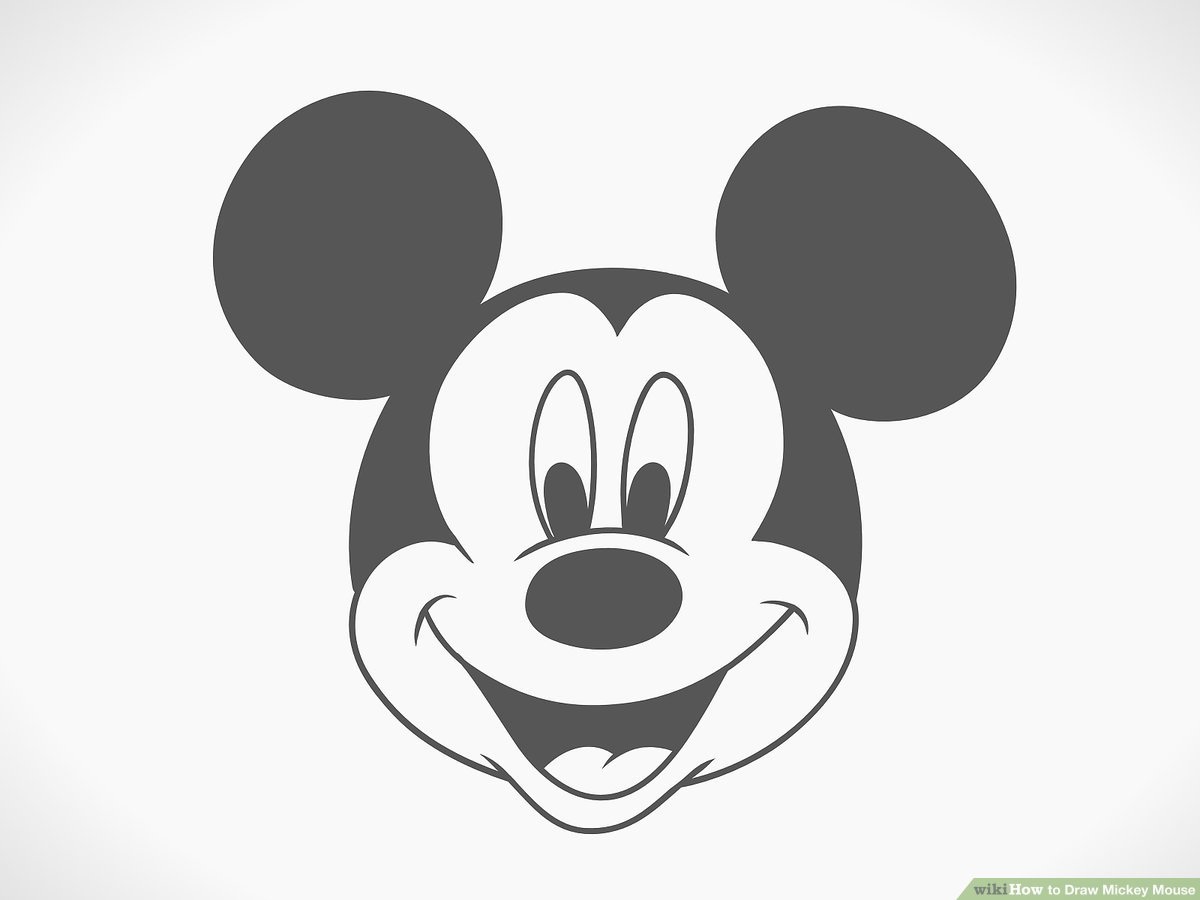 Ways to draw mickey mouse