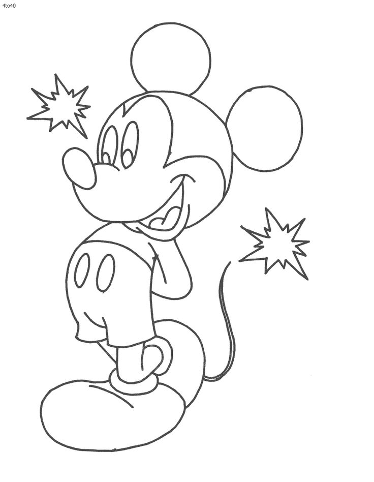 Easy mickey mouse coloring pages for preschool mickey mouse coloring pages mickey mouse drawings disney coloring pages