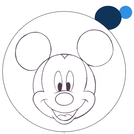 How do you draw mickey mouse instructions and photos for the beginners mouze kateerz