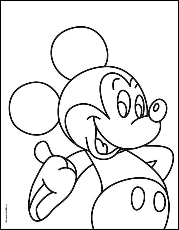 Easy how to draw mickey mouse and mickey mouse coloring page mickey coloring pages mickey mouse coloring pages mickey mouse drawings