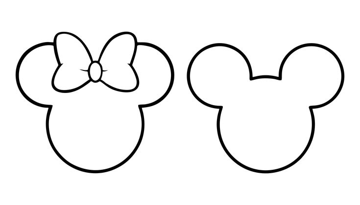 Mickey and minnie mouse head outline mickey mouse outline mickey mouse stencil minnie mouse pumpkin stencil