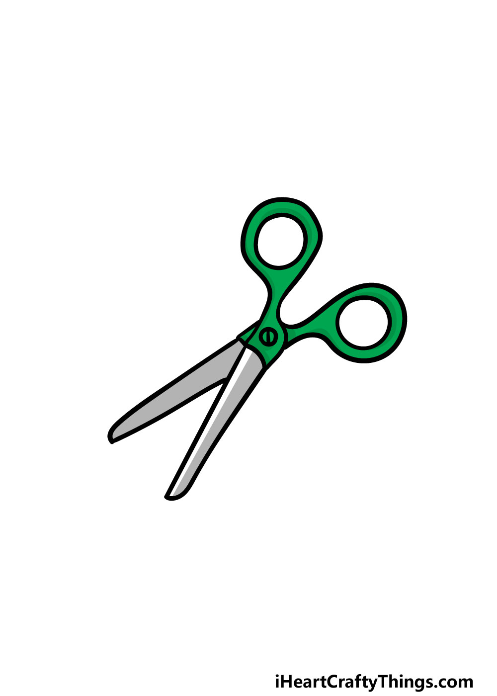 Scissors drawing