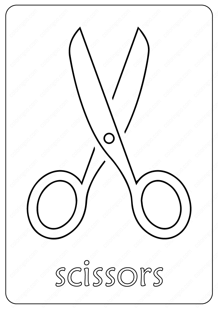 Printable scissors outline coloring pages sewing machine drawing scissors drawing coloring pages