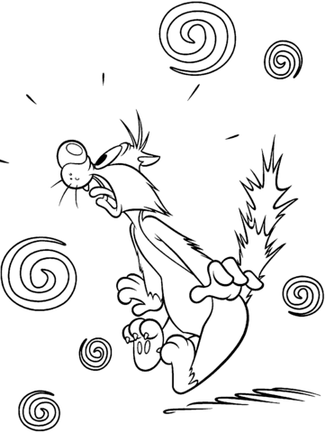 Looney tunes sylvester coloring page free printable coloring pages