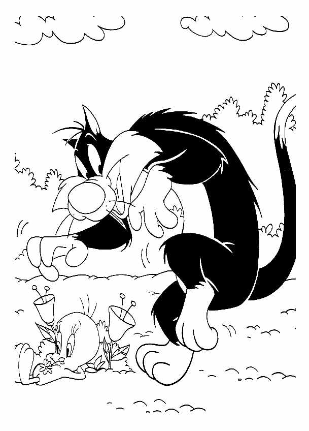 Download titi and big kitty coloring pages