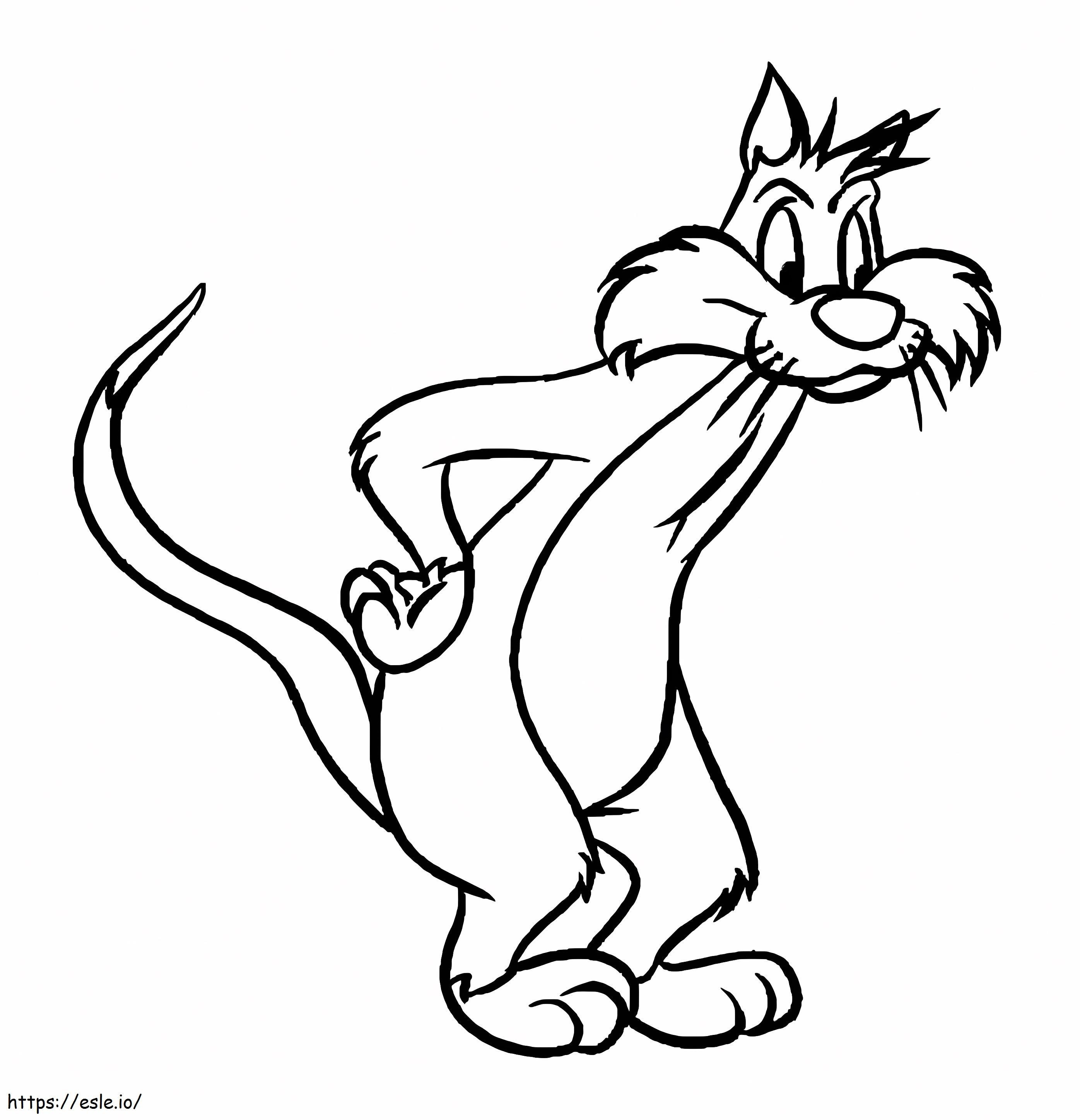 Sylvester coloring page