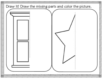 Finish drawing missing parts by quality time child care daycare resources