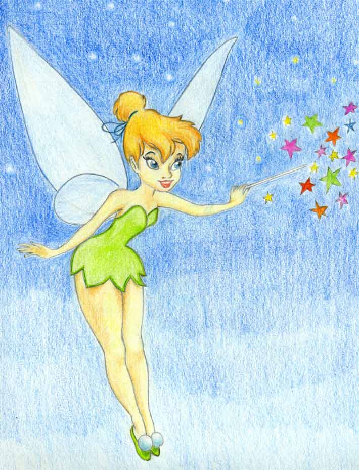 Draw tinkerbell is very easy