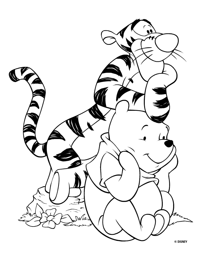 Tiggers coloring pages