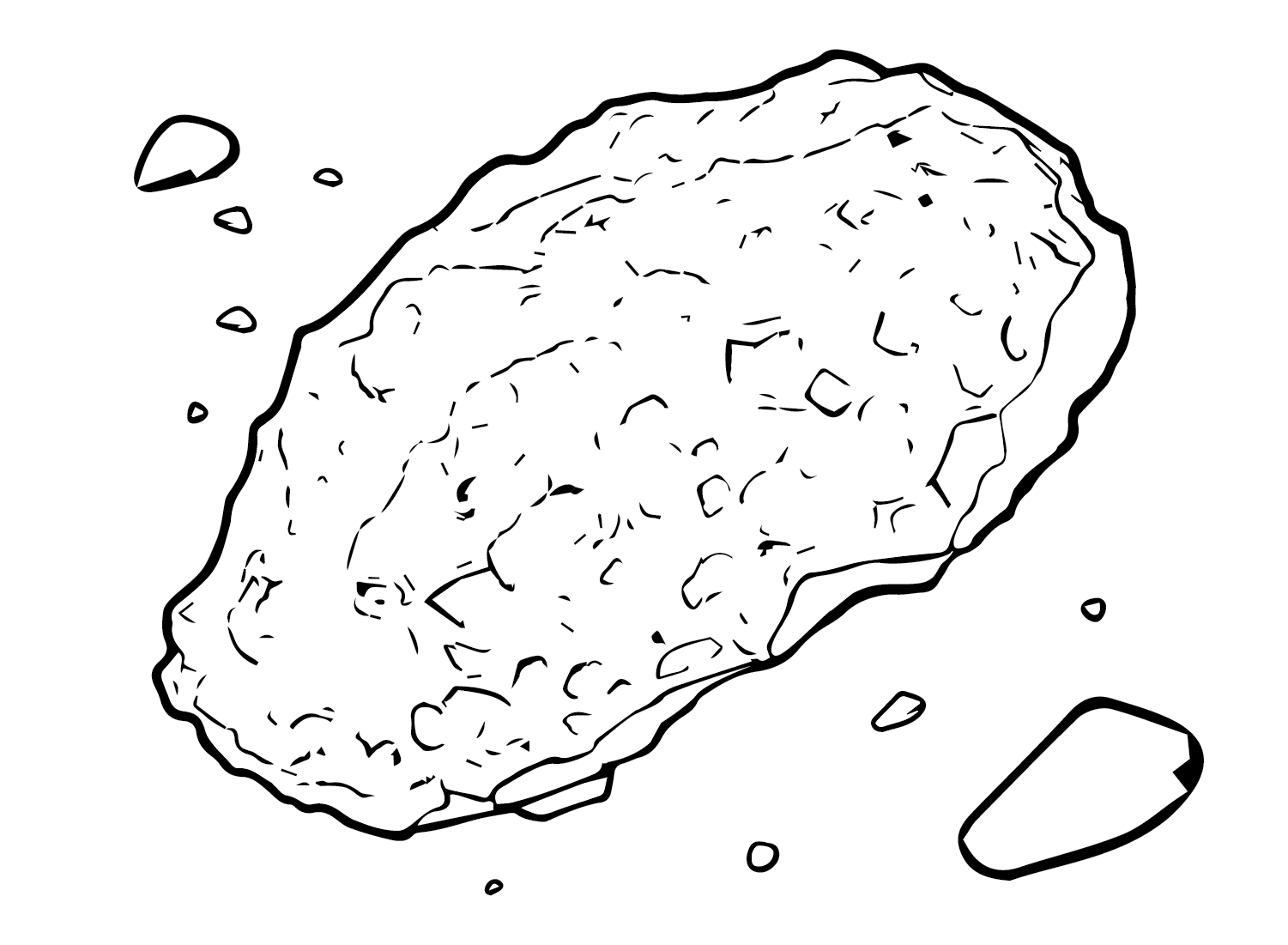 Asteroid coloring pages