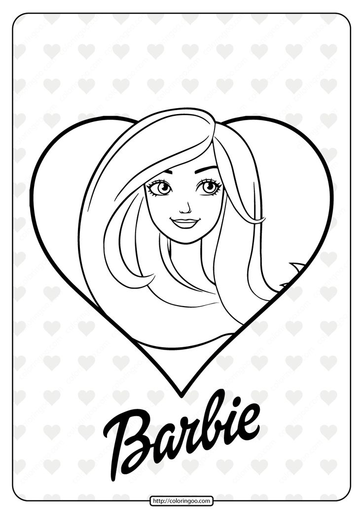 Barbie love coloring pages barbie coloring love coloring pages barbie drawing