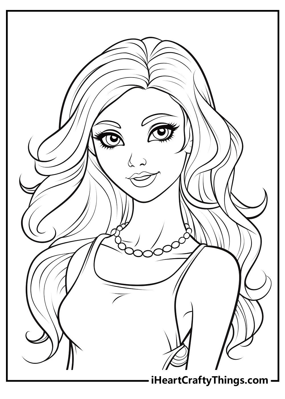 Barbie coloring pages free printables