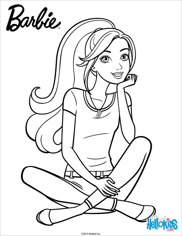 Barbie coloring pages